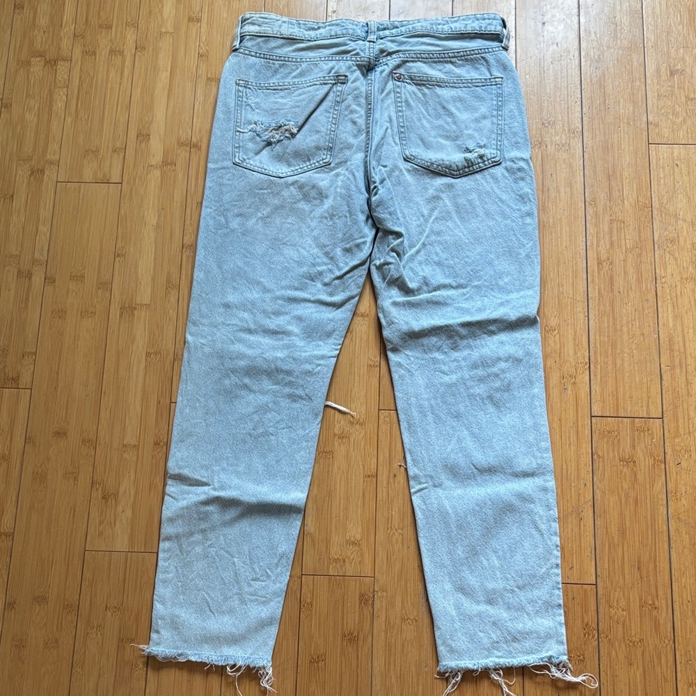H&M Men's Ripped Light Blue Jeans - Picture 4 of 4